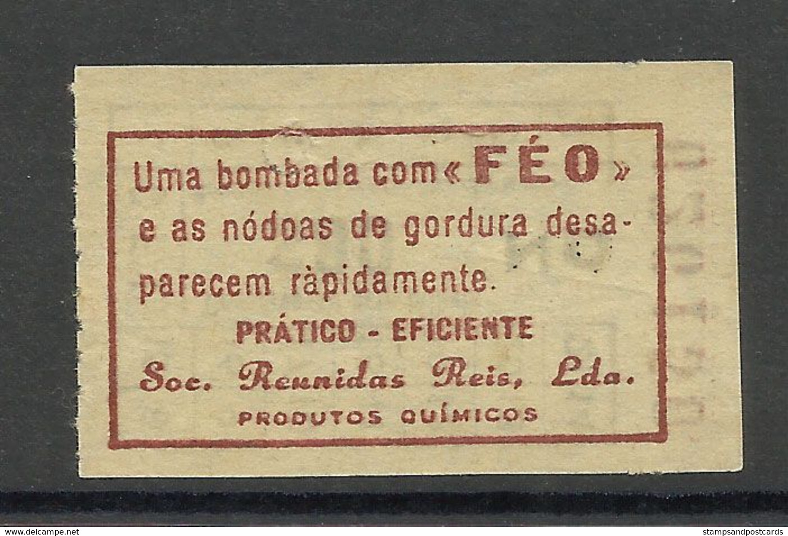 Tramway Et Bus Lisbonne Carris Portugal Billet Pub Graisse Anti-taches Lisbon Tram Advert Ticket Anti-stain Grease - Europe