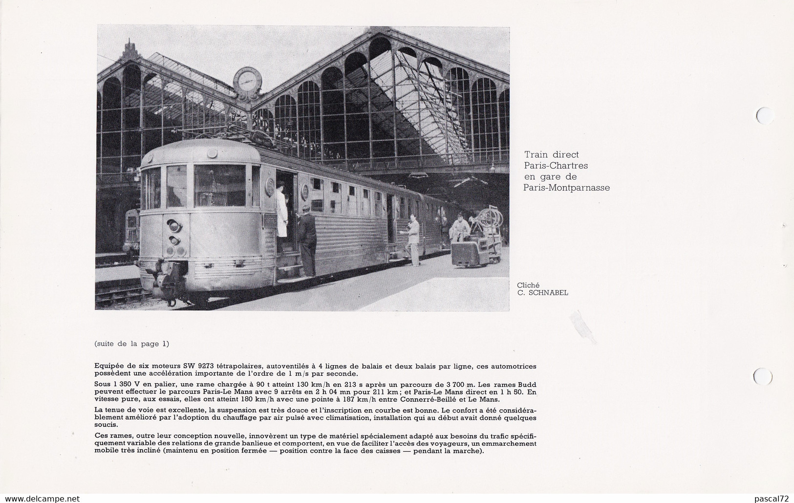 Z 3700 FICHE DOCUMENTAIRE DOUBLE LOCO REVUE N° 341/342 AVRIL 1971 - Inglés