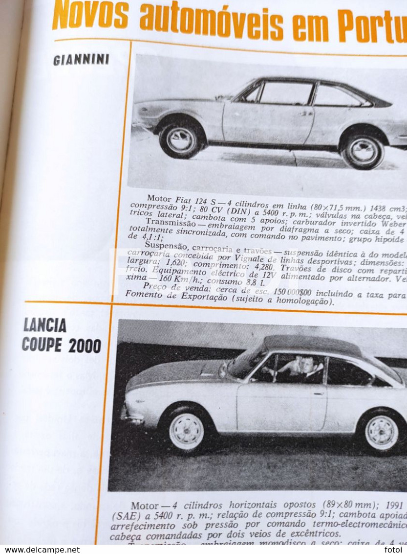 1969 OBIDOS RALLYE TAP CIRCUITO VILA DO CONDE GIANNINI  REVISTA  ACP AUTOMOVEL CLUB PORTUGAL - Magazines