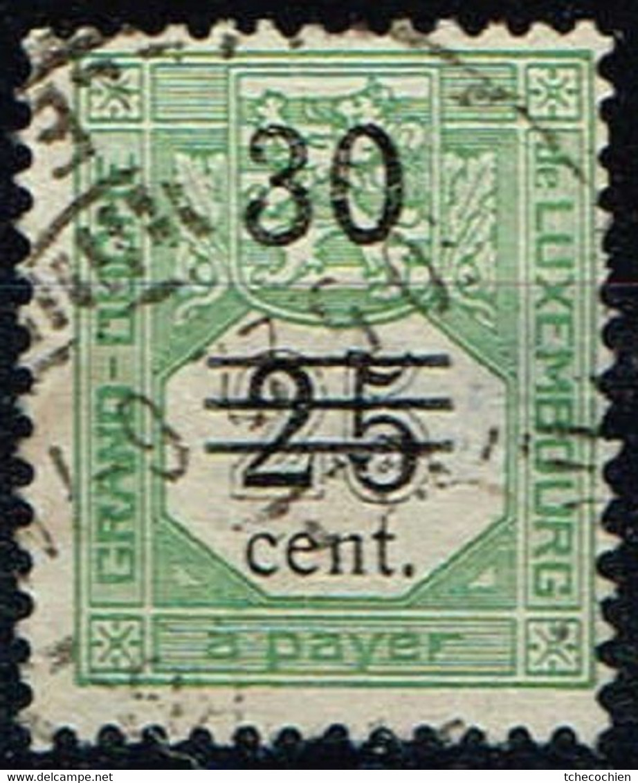 Luxembourg - 1920 - Taxes - Y&T N° 9 Oblitéré - Postage Due