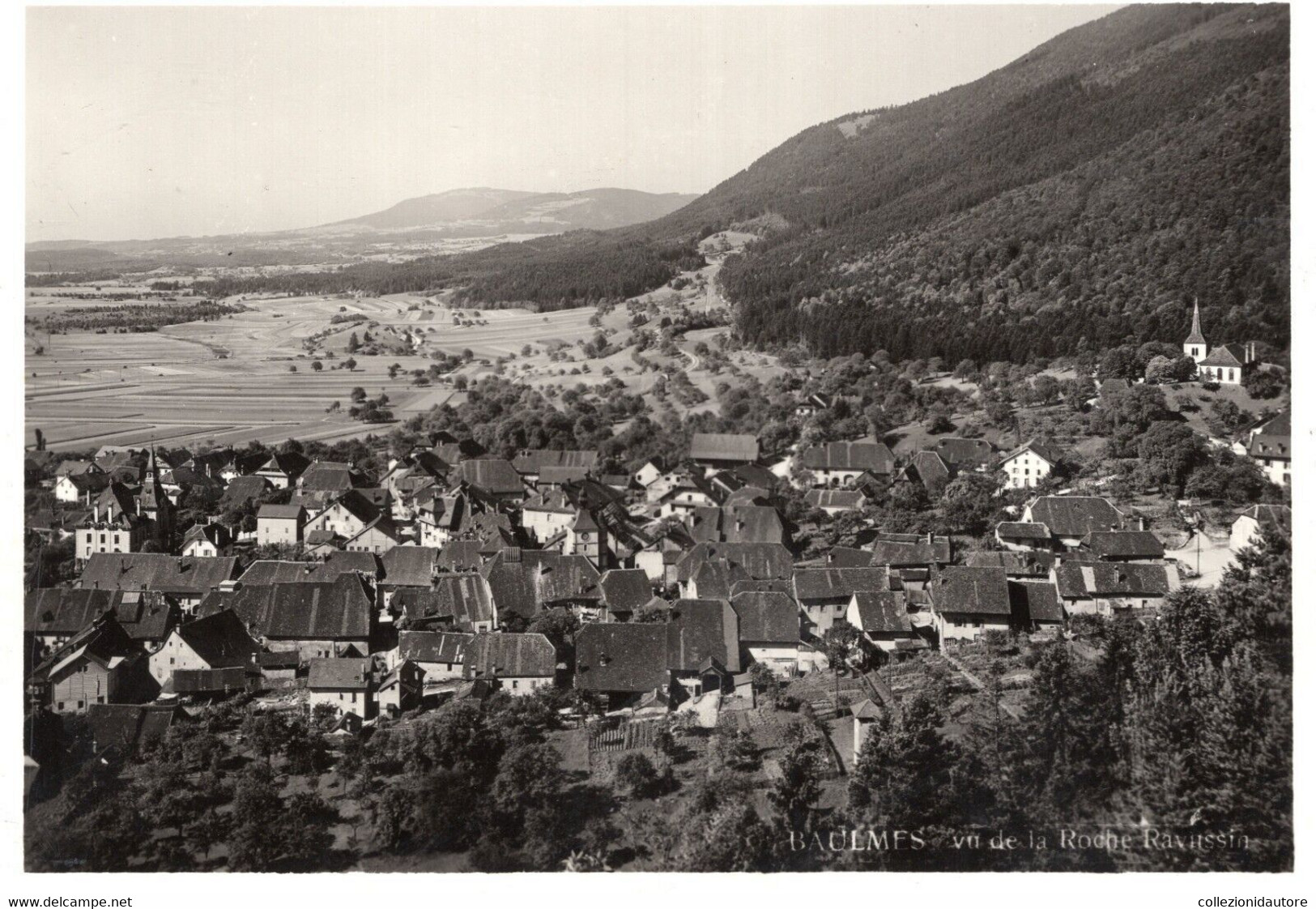 SWITZERLAND - BAULMES - CANTON VAUD - VU DE LA ROCHE RAVUSSIN - CARTOLINA FG NUOVA - Baulmes