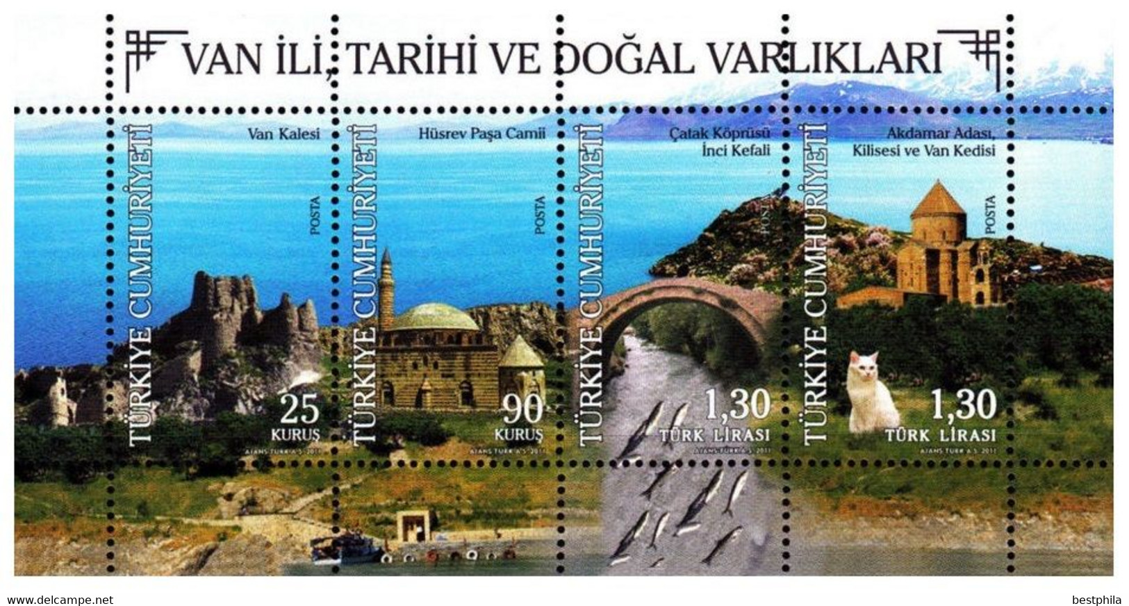 Turkey, Türkei - 2011 - The City Of Van Its History And Natural Assent - 1.Mini S/Sheet ** MNH - Unused Stamps