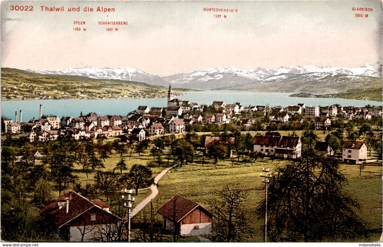 Thalwil Und Die Alpen (30022) - Thalwil