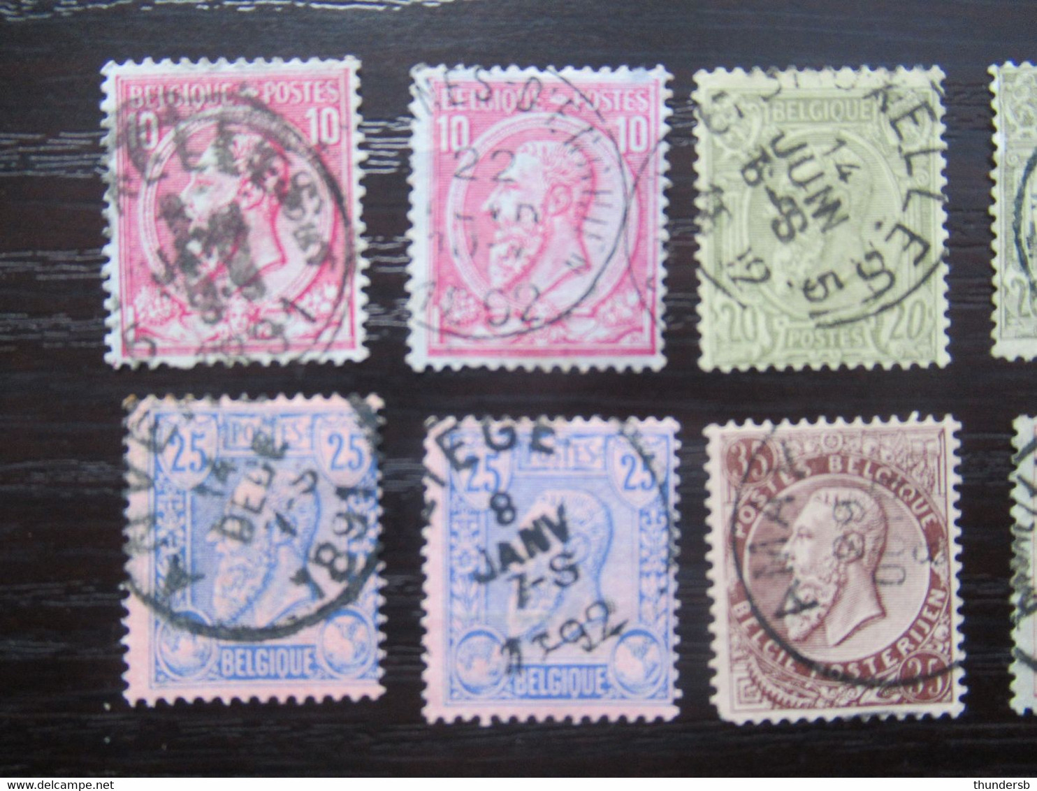 Reeks 46/52 - Mooi Lot - Côte: 100 Euro - 1884-1891 Leopold II