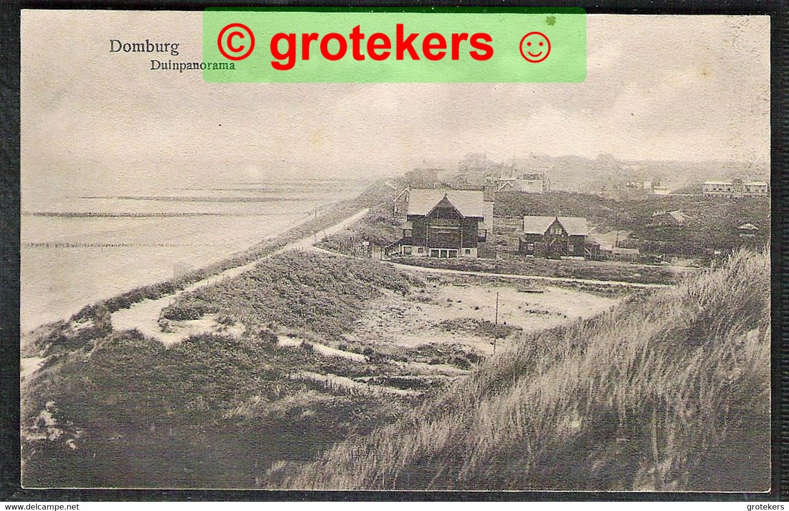 DOMBURG Duinpanorama ± 1914 Ed: Gebr. Hildernisse, Middelburg - Domburg