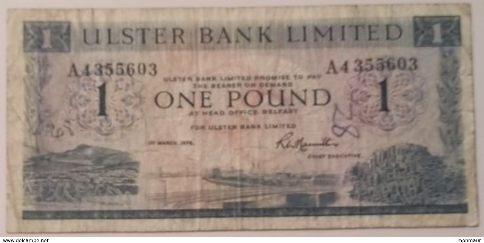 REGNO UNITO IRLANDA DEL NORD 1976  1 POUND - 1 Pound