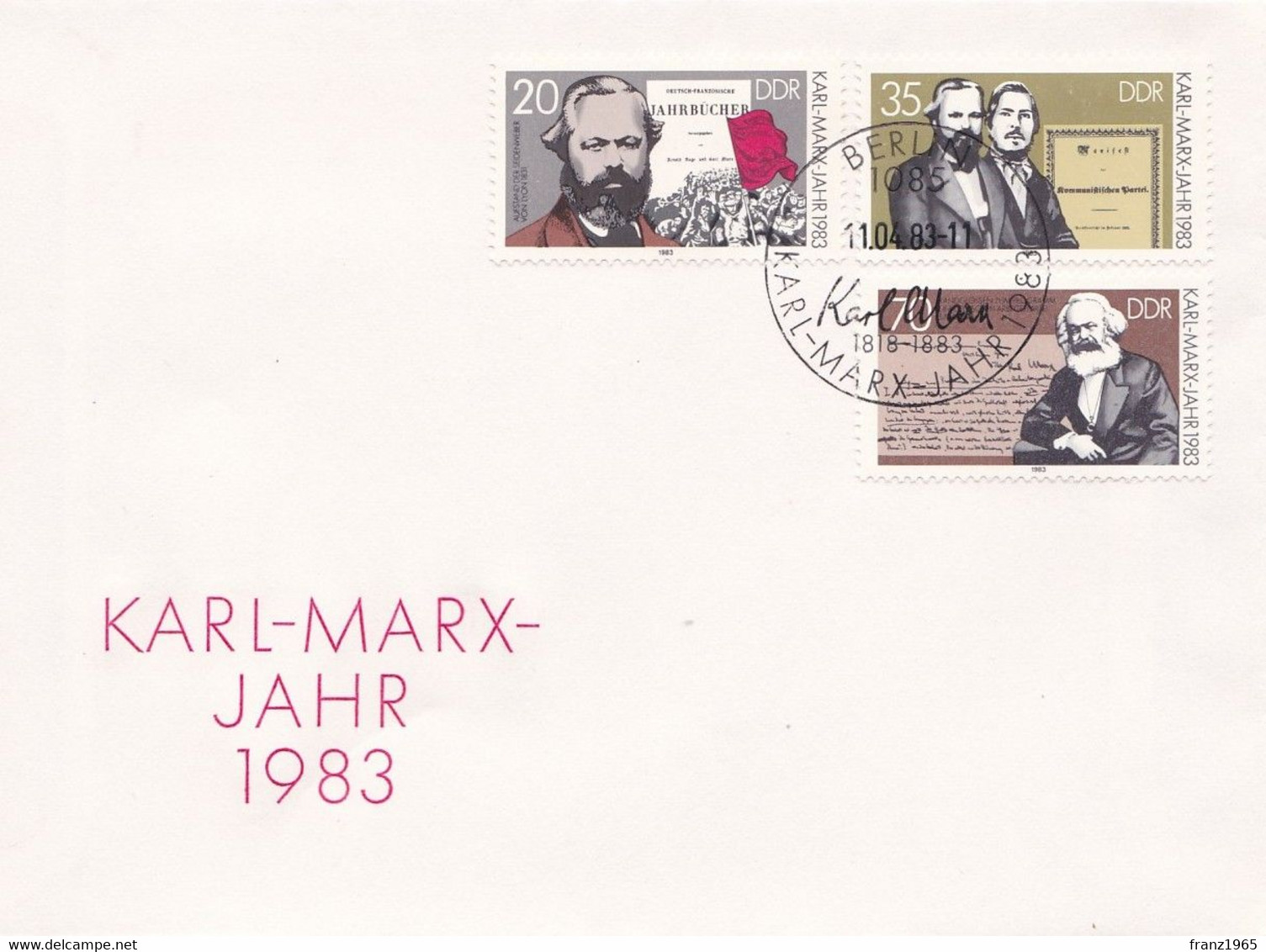 DDR, Karl Marx Jahr, 1983 - Karl Marx