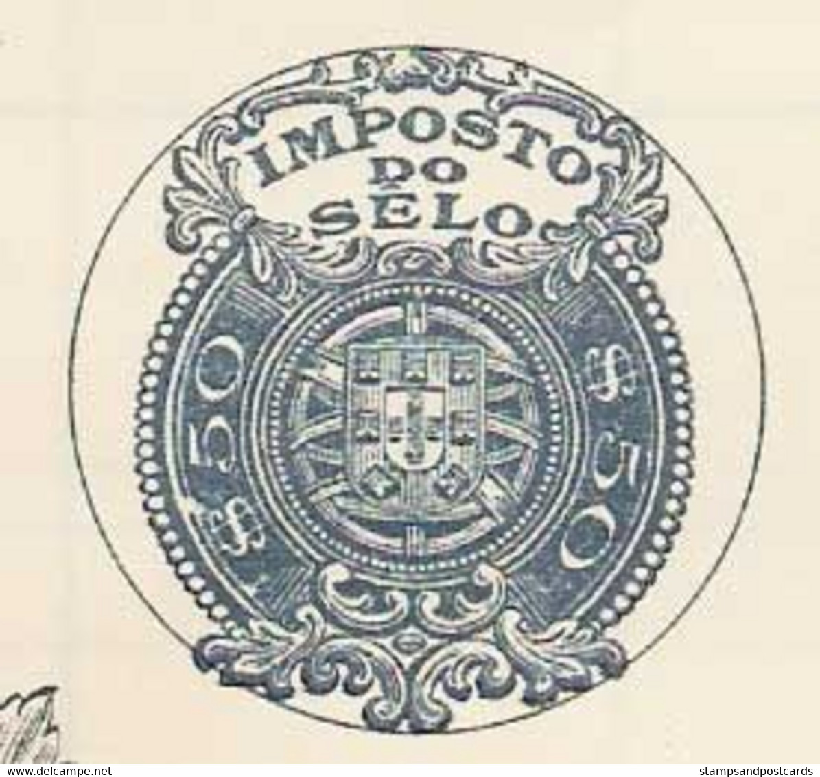 Portugal Titre 5 Action Co Continental Fosforos Allumettes Timbre Fiscal 1928 Stock Certificate 5 Share Match Factory - Storia Postale