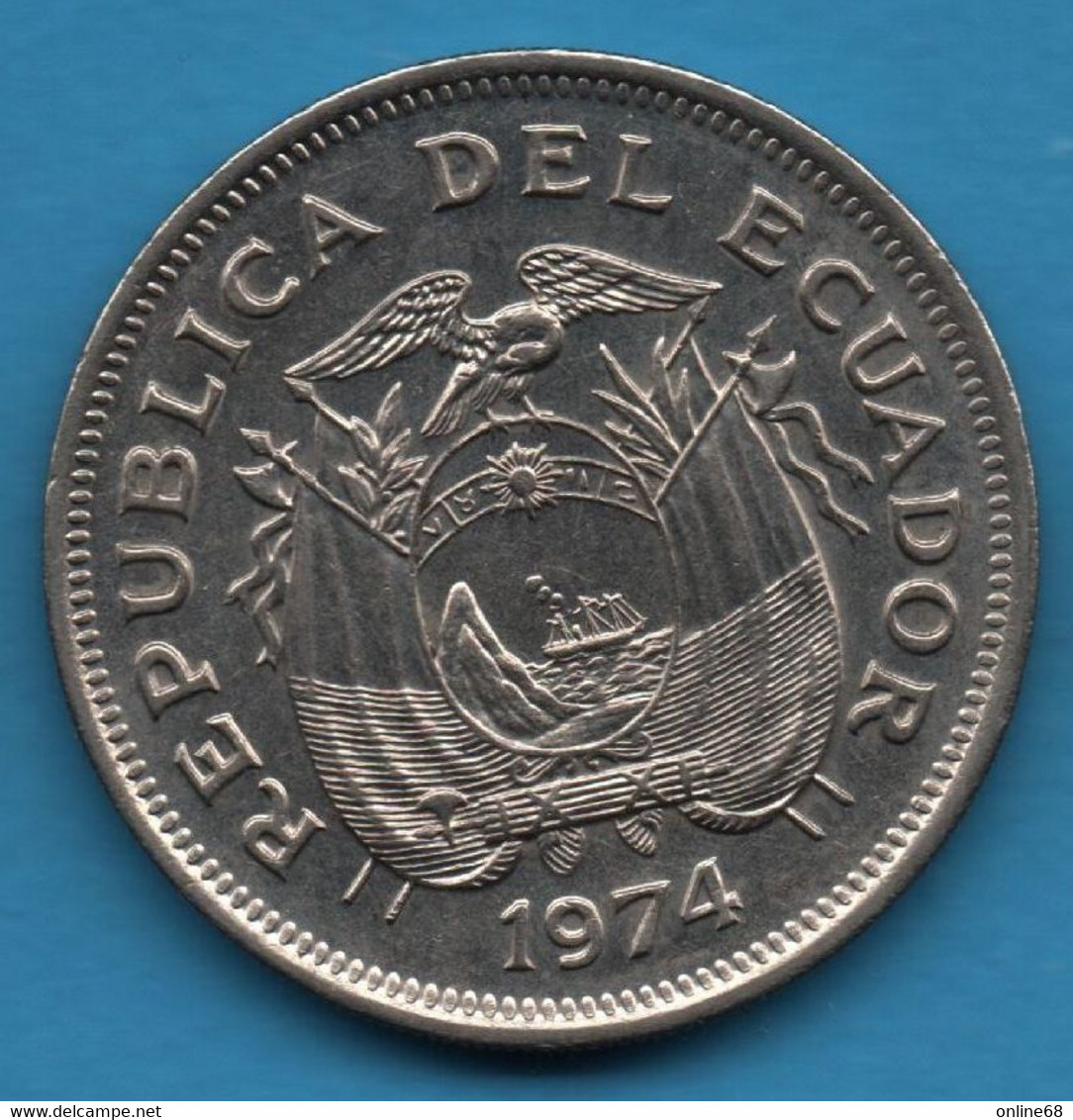 ECUADOR 1 SUCRE 1974 KM# 83 Général Antonio José De Sucre - Ecuador