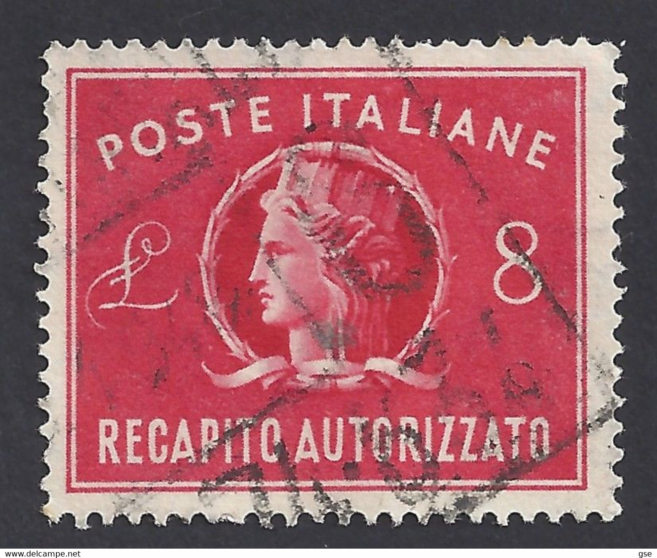 ITALIA 1947 - Sassone 9° - Recapito Autorizzato | - Fiscale Zegels