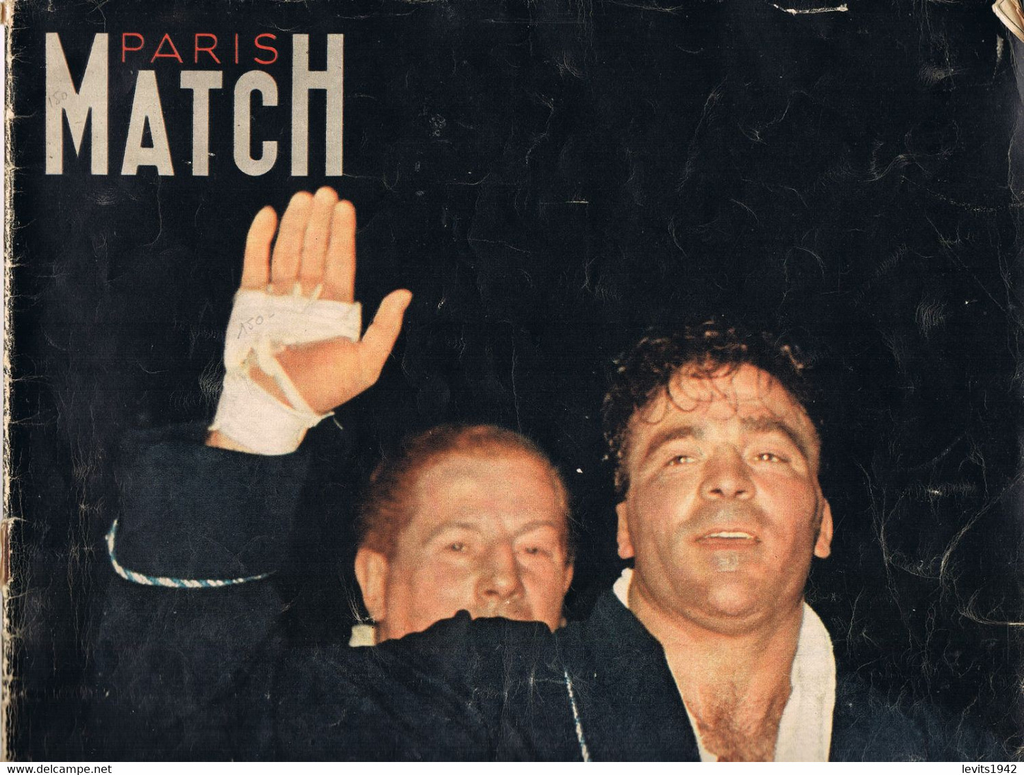 BOXE - MARCEL CERDAN - PARIS-MATCH - N° 3 - 8 AVRIL 1949 - - Libri