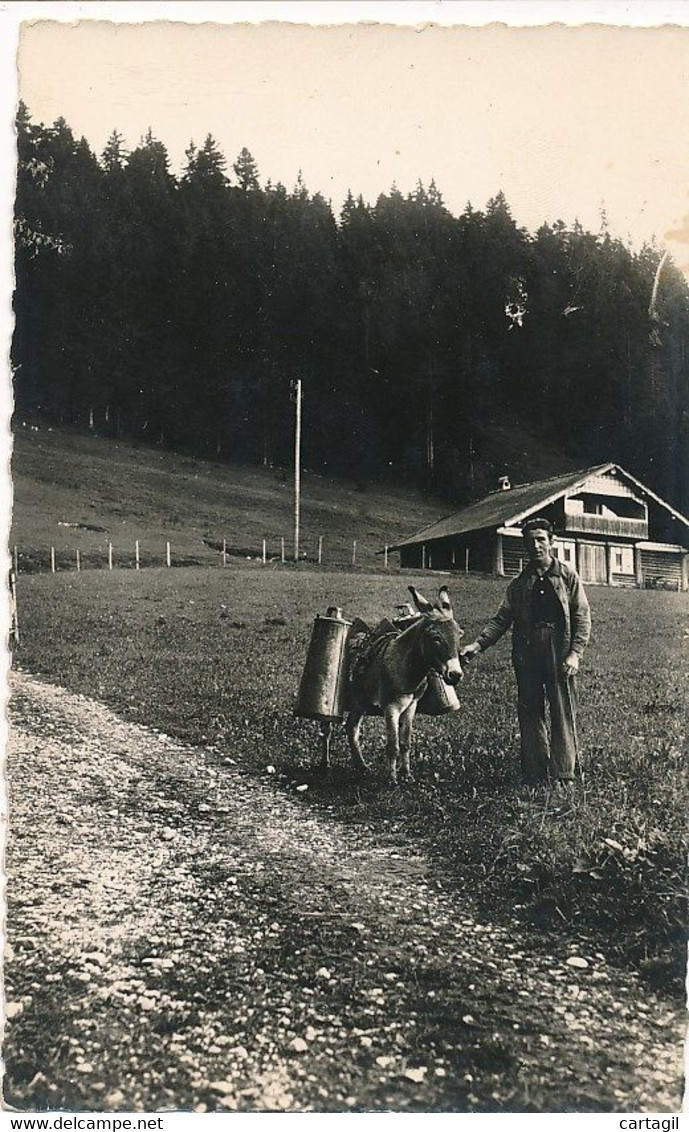 CPM -11990 -La Franche-Comté Pittoresque - La Descente Du Lait Depuis Les Fermes (âne)-Envoi Gratuit - Franche-Comté