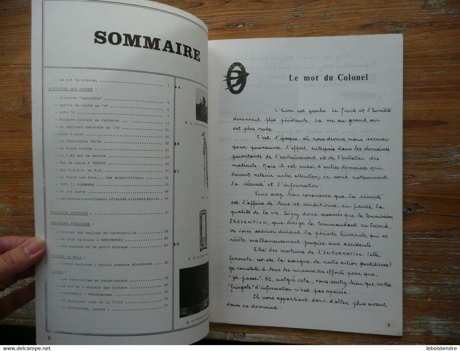 CENT SEPTANTE JOURNAL BIMESTRIEL DU 170E REGIMENT D INFANTERIE N° 20 OCTOBRE NOVEMBRE 1978 IMPRIMERIE REGIMENTAIRE - French