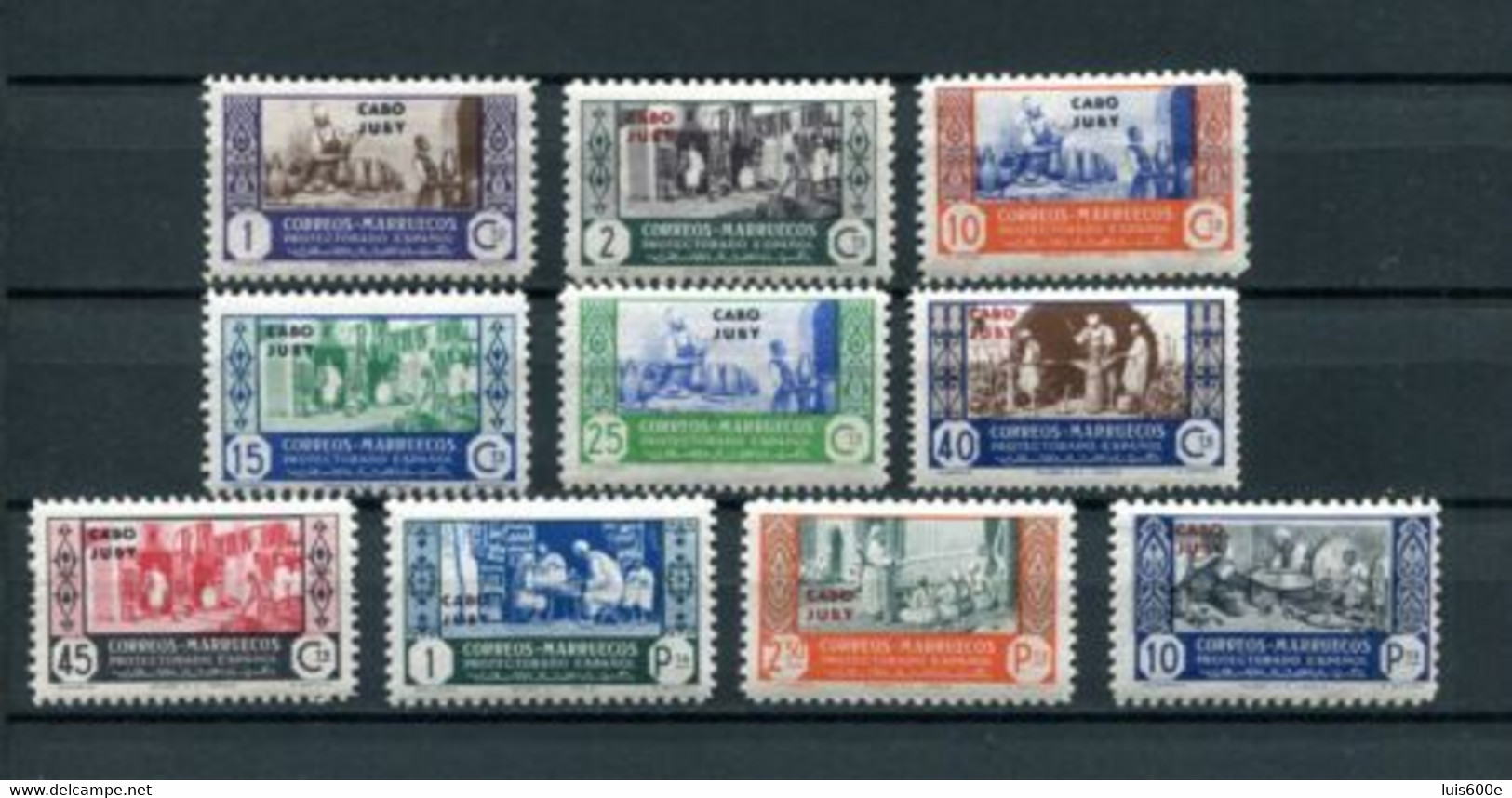 1946.CABO JUBY.EDIFIL 152/161**.NUEVO SIN FIJASELLOS(MNH).CATALOGO 70€ - Cape Juby