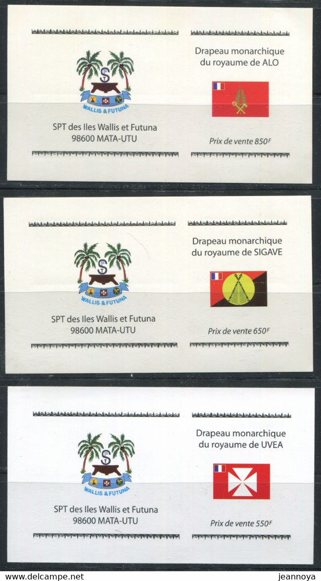 WALLIS & FUTUNA - CARNETS N°C652 + C654 & C657 - TOUS LUXE - Booklets