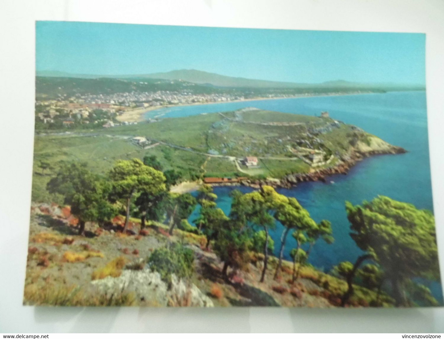 Cartolina Viaggiata "SCAURI Spiaggia Dei Sassolini E Monte D'Oro" 1973 - Latina