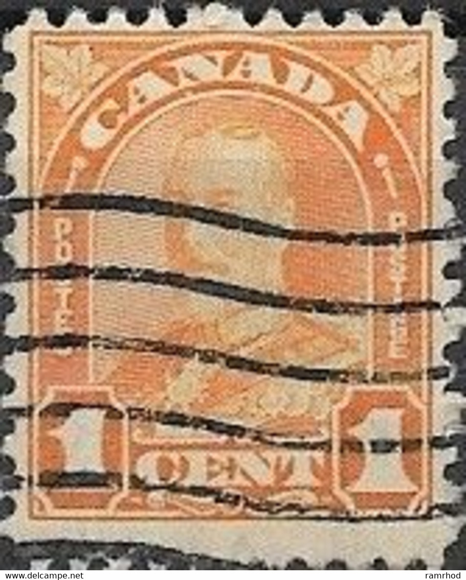 CANADA 1930 King George V - 1c. - Orange FU - Impôts De Guerre