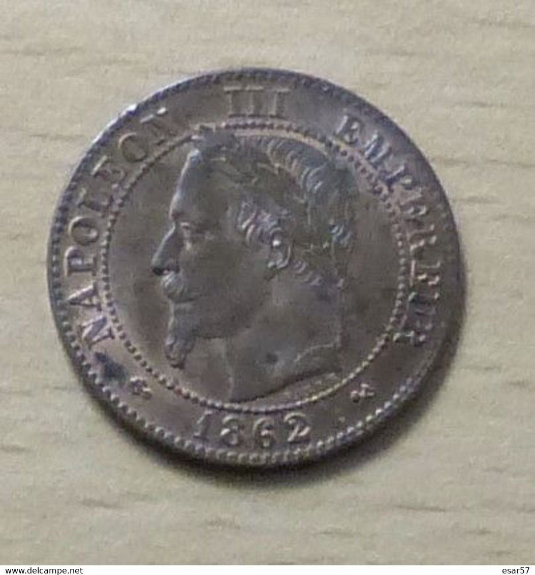 Napoléon III  2 Centimes 1862 K SPL - 2 Centimes