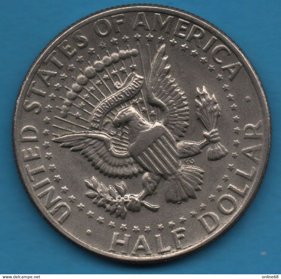 USA 1/2 DOLLAR 1973 D KM# 202b Kennedy Half Dollar - 1964-…: Kennedy