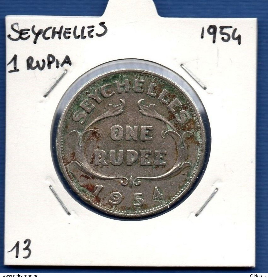 SEYCHELLES - 1 Rupee 1982 -  See Photos - Km 50.1 - Seychelles