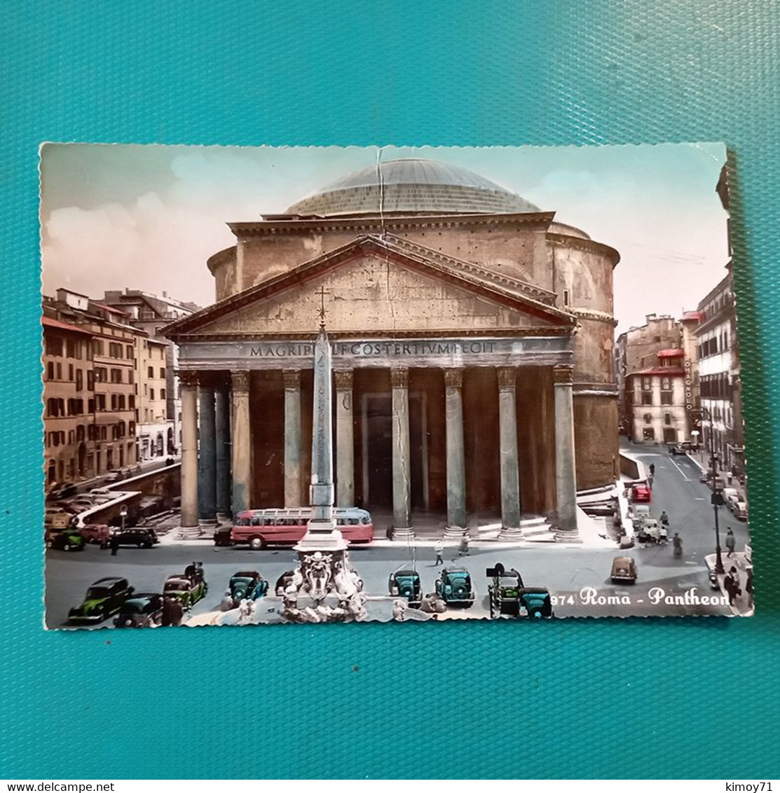 Cartolina Roma - Pantheon. Viaggiata 1958 - Pantheon