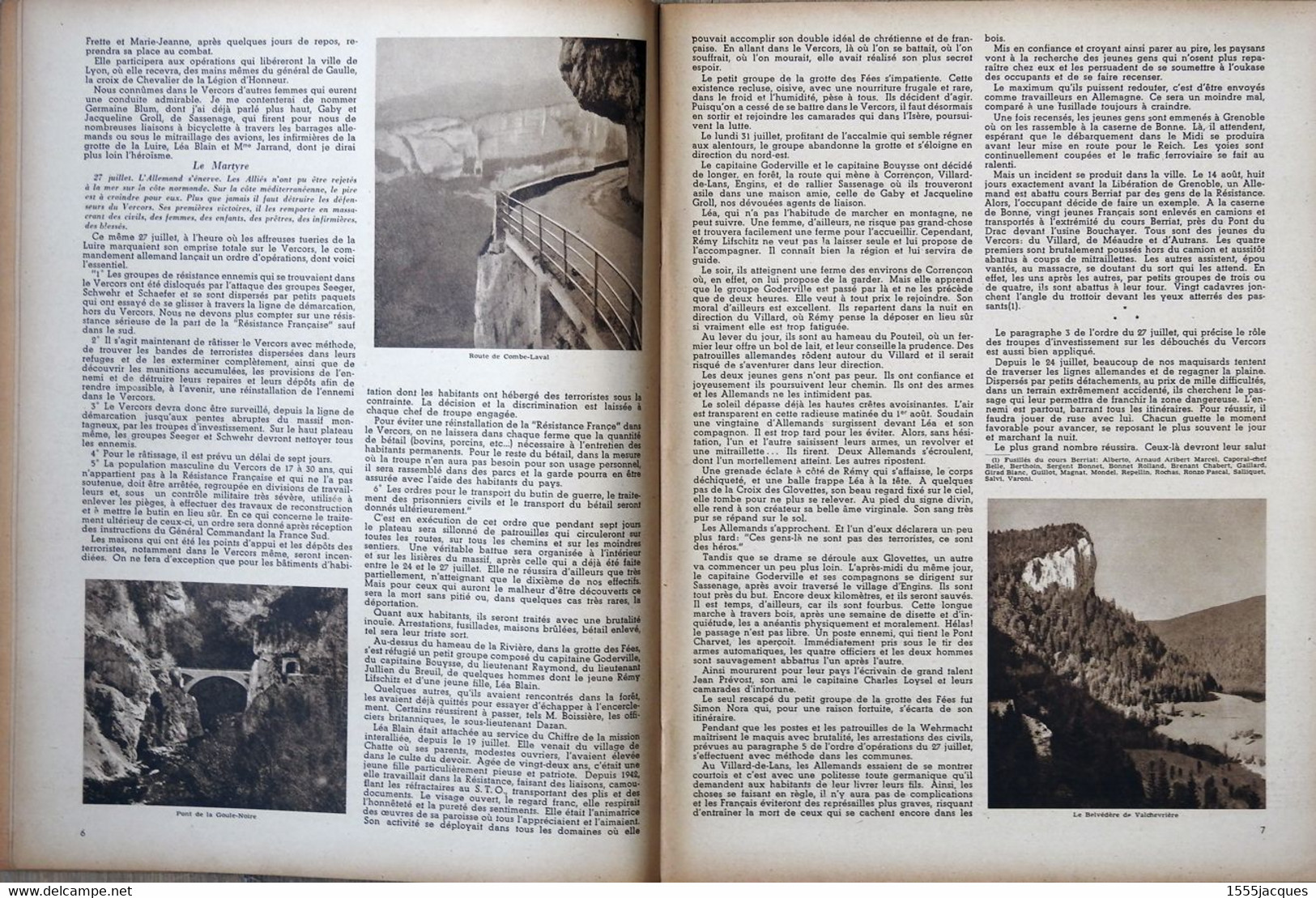 REVUE D’INFORMATION DES TROUPES FRANÇAISES D’OCCUPATION EN ALLEMAGNE N° 22 07-1947 VERCORS IDAR-OBERSTEIN OBERHOFEN - Französisch