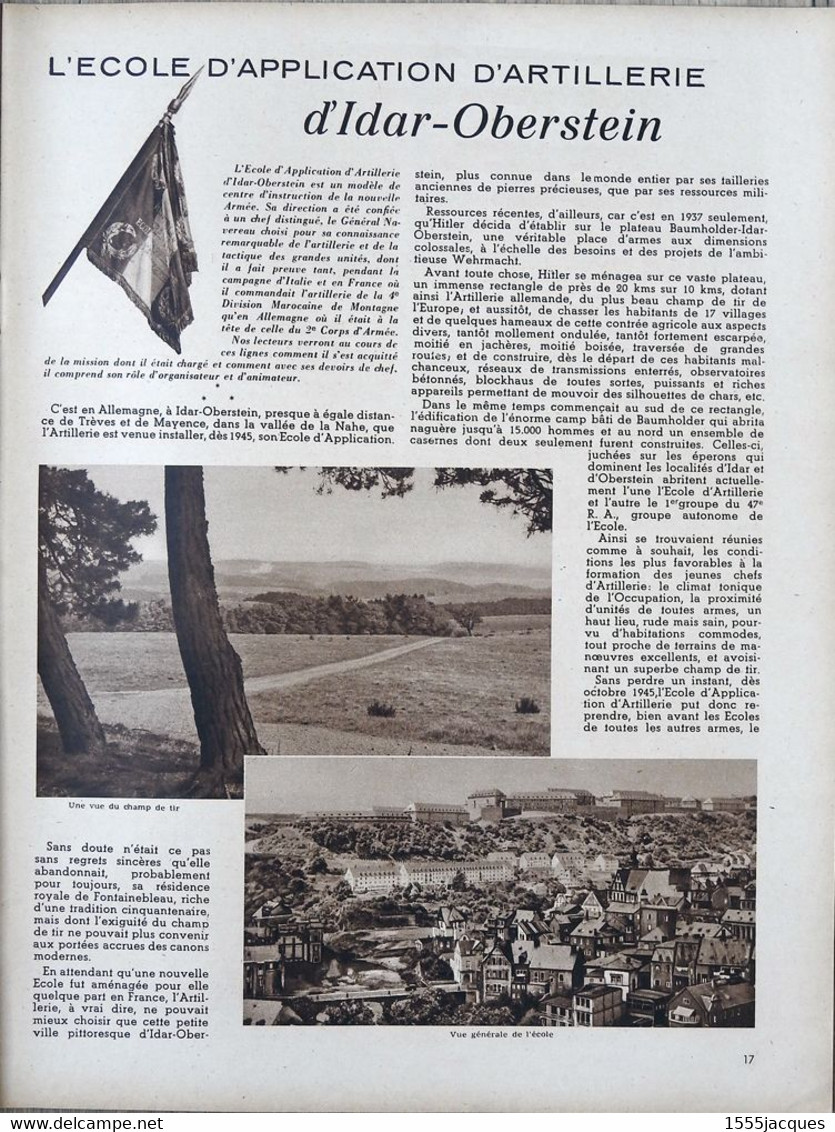 REVUE D’INFORMATION DES TROUPES FRANÇAISES D’OCCUPATION EN ALLEMAGNE N° 22 07-1947 VERCORS IDAR-OBERSTEIN OBERHOFEN