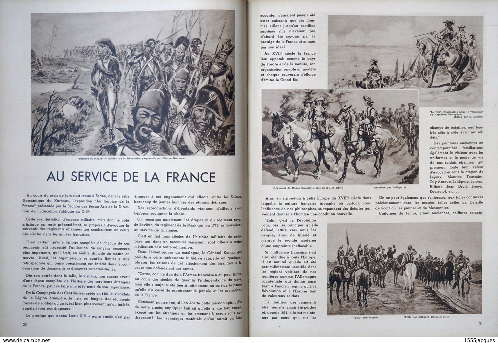 REVUE D’INFORMATION DES TROUPES FRANÇAISES D’OCCUPATION EN ALLEMAGNE N° 22 07-1947 VERCORS IDAR-OBERSTEIN OBERHOFEN