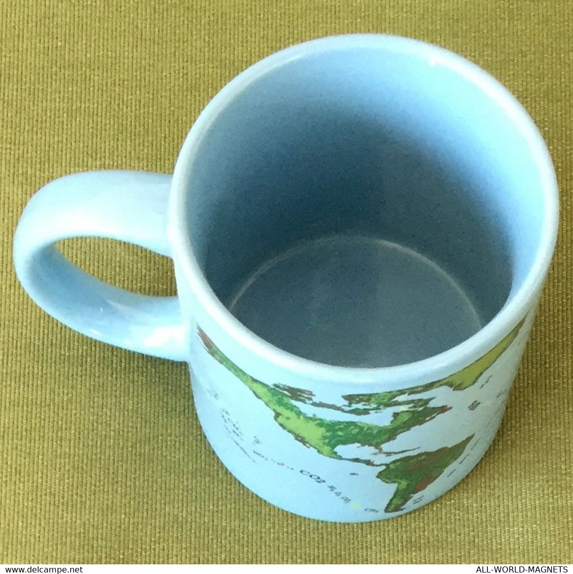 Porcelain Mug Global Warming Mug Earth's Greenhouse Gases And Hole In The Ozone - Other & Unclassified