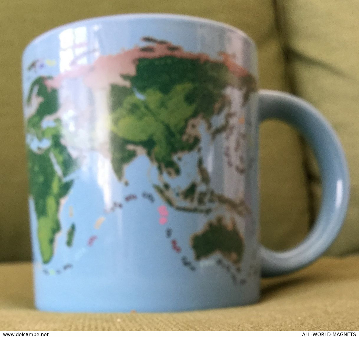 Porcelain Mug Global Warming Mug Earth's greenhouse gases and Hole in the Ozone