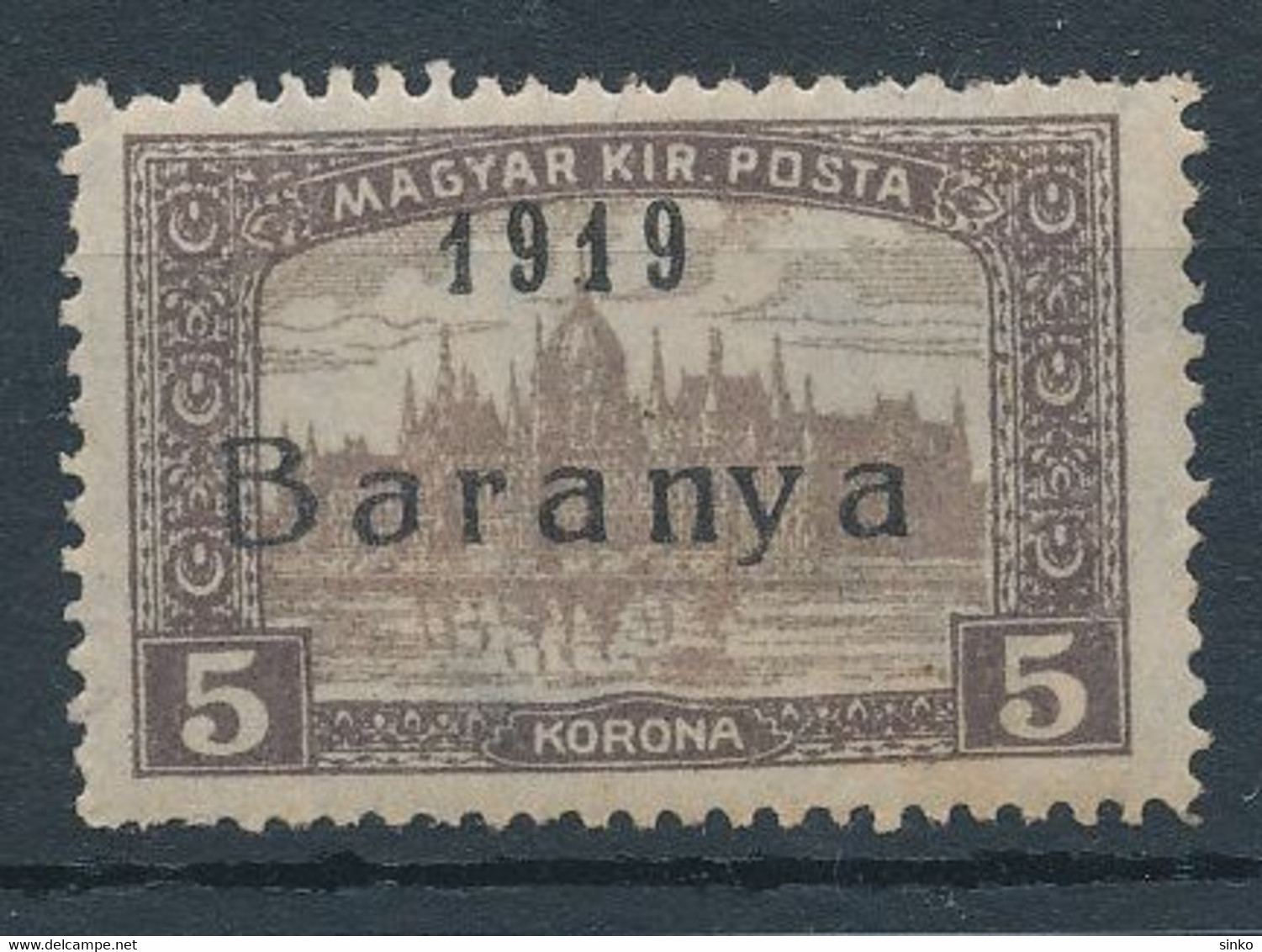 1919. Baranya (I.) (Serbian Occupation) - Baranya