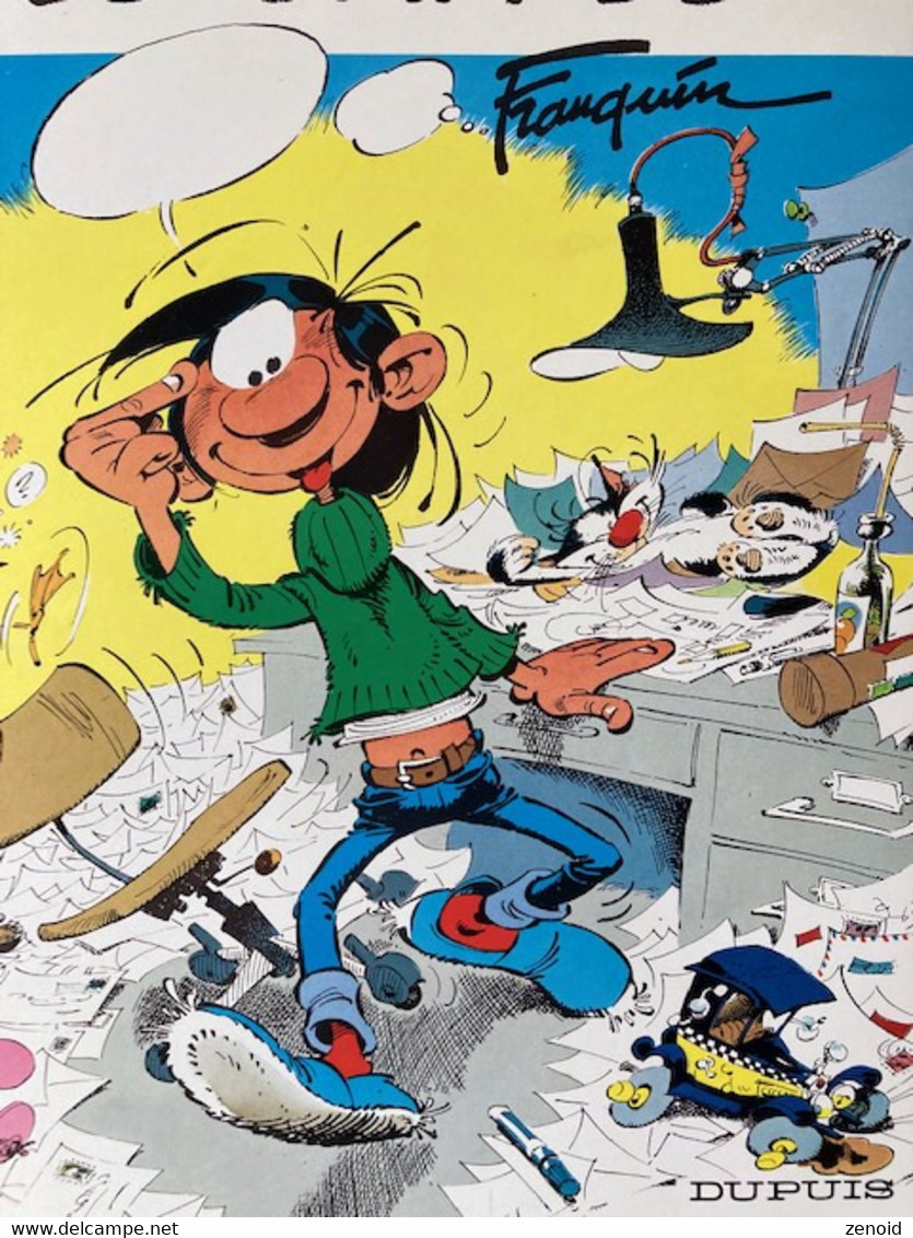 Affichette Franquin "La Saga Des Gaffes" - Dupuis 1982 - Franquin