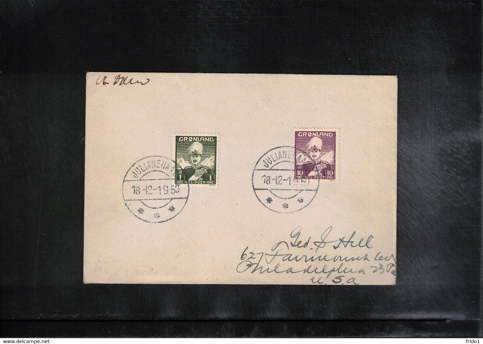 Greenland / Groenland 1950 Interesting Letter - Briefe U. Dokumente