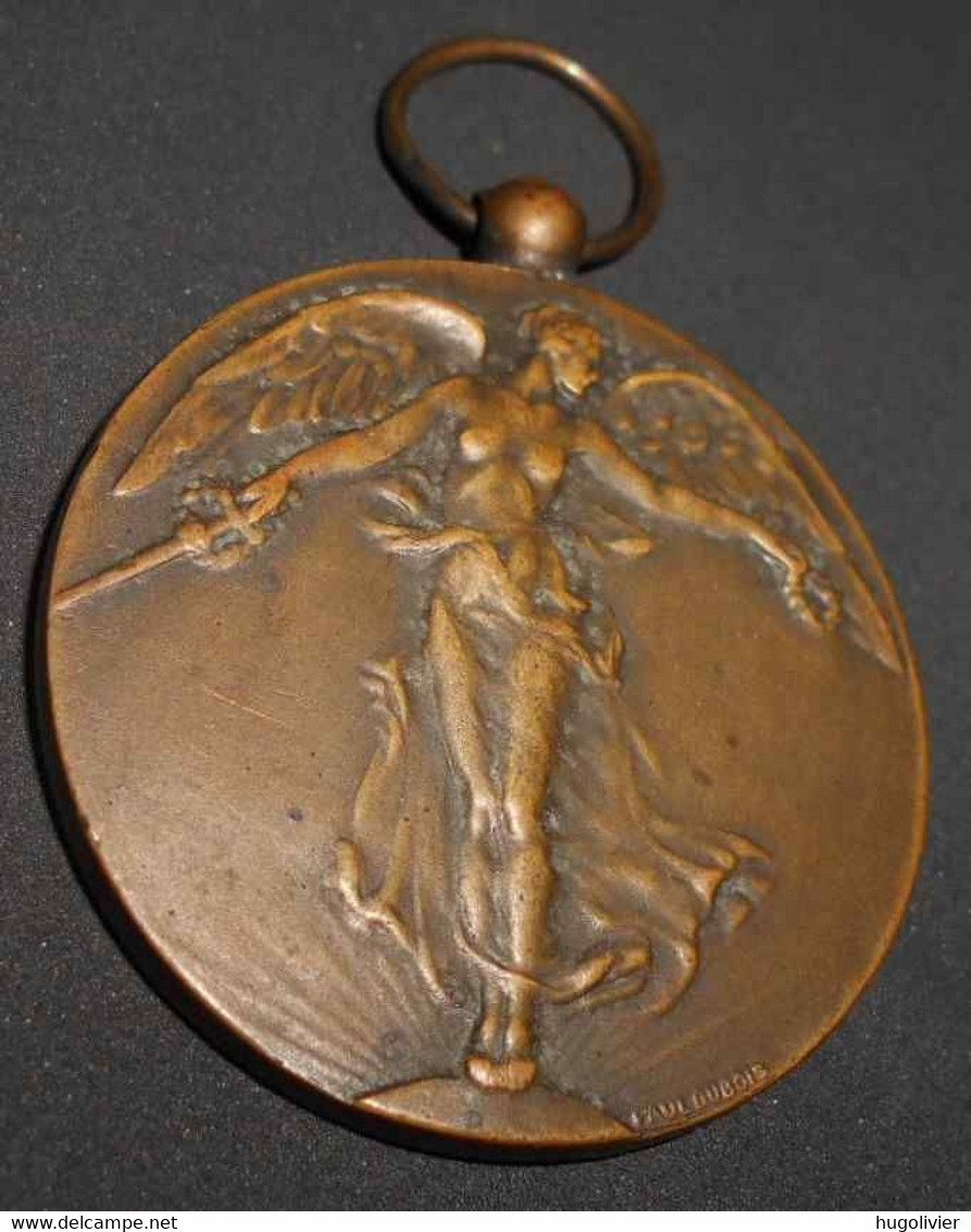 WW1 Médaille De La Victoire Interalliée Paul Dubois Grande Guerre Pour La Civilisation Belgique 9 Provinces - België