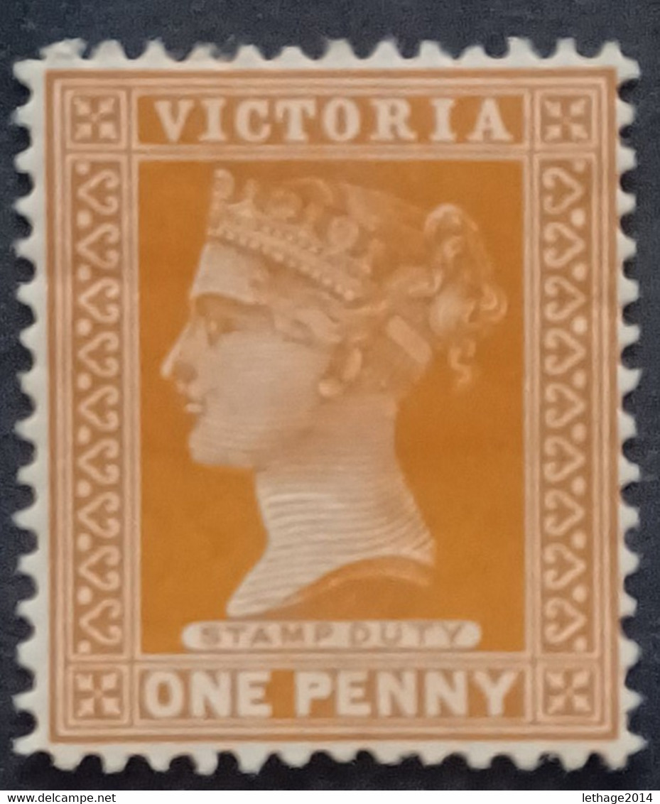 ENGLISH COLONIES VICTORIA 1890 QUEEN VICTORIA GIBBONS N.68 (298D) WMK 4 MNHL - Ongebruikt