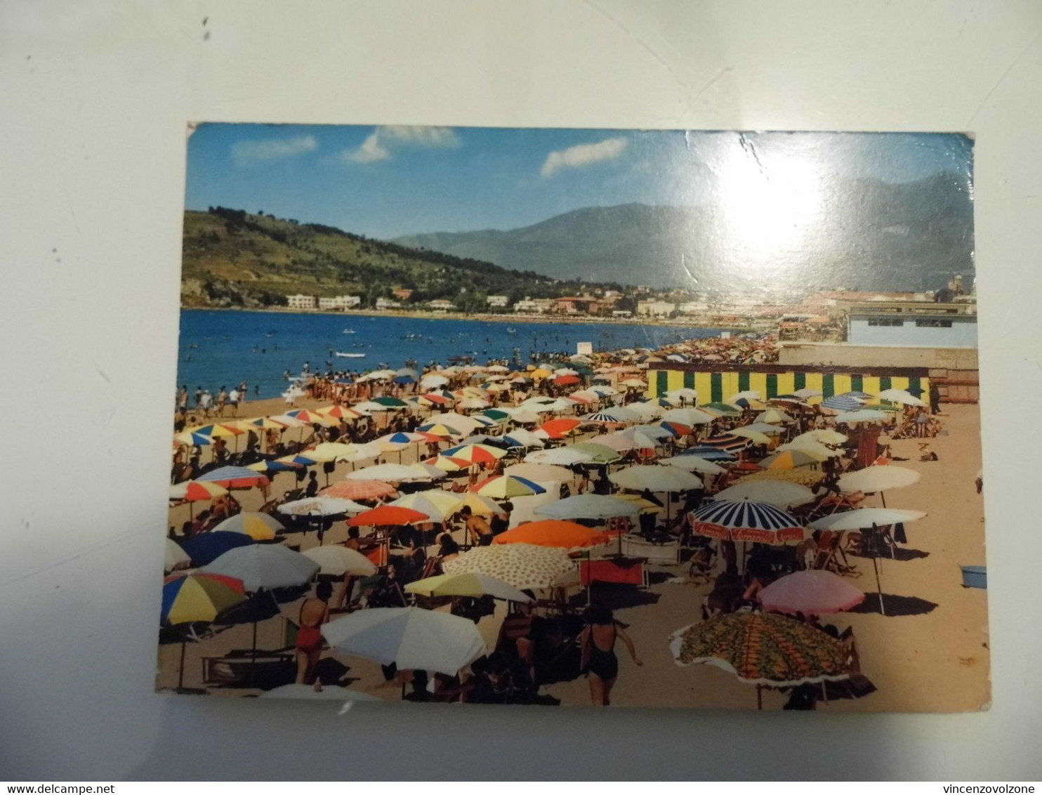 Cartolina Viaggiata "SCAURI ( LT ) Spiaggia"  Vedutine 1968 - Latina