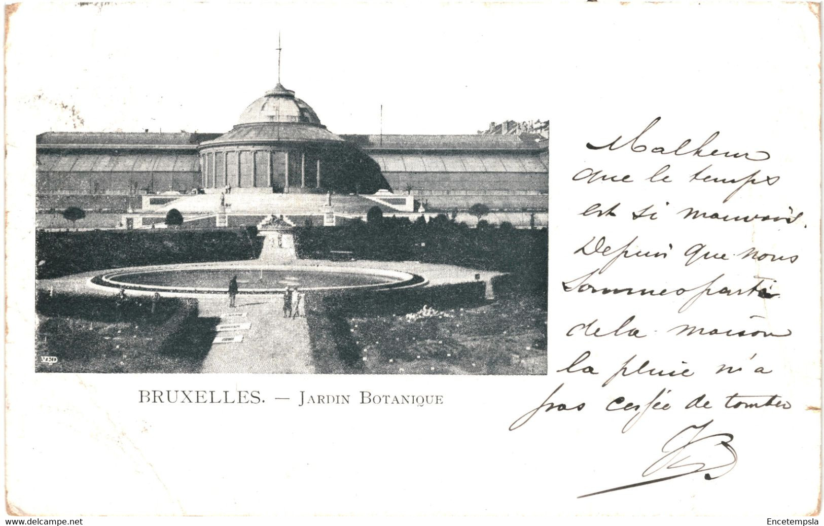 CPA Carte Postale Belgique Bruxelles Jardin Botanique  Début 1900 VM62015 - Forêts, Parcs, Jardins