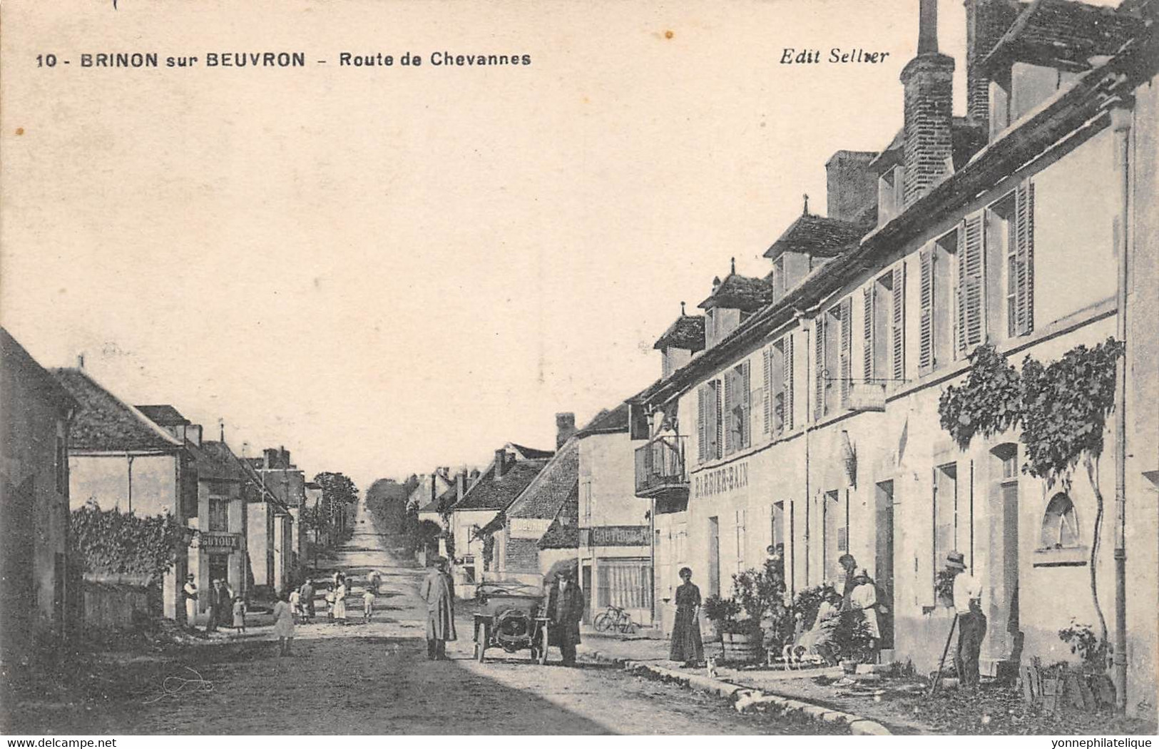 58 - NIEVRE - BRINON SUR BEUVRON - Route De Chevannes - (10230) Voir Scans - Brinon Sur Beuvron
