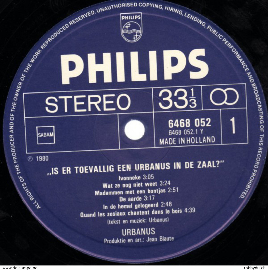 * LP *  URBANUS - IS ER TOEVALLIG EEN URBANUS IN DE ZAAL? - Humour, Cabaret