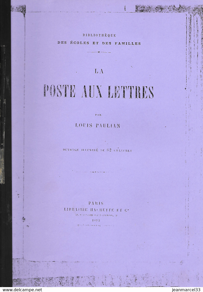 Opuscule De 20 Pages Photocopies Recto Seulement, Ouvrage Sur L'hotel Des Postes De Paris 1887 - Französisch (bis 1940)