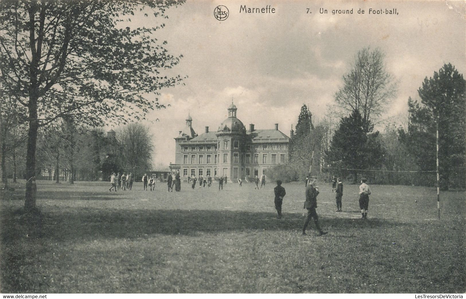 CPA - Belgique - Marneffe - Un Ground De Football - Edit. Nels - Oblitéré Huccorgne 1911 - Animé - Burdinne