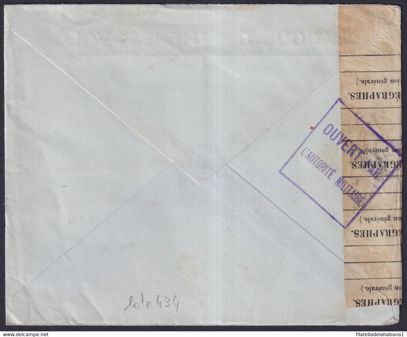 F-EX38943 GREECE 1915 WWI CENSORSHIP ATHENES COVER TO FRANCE. - Lettres & Documents