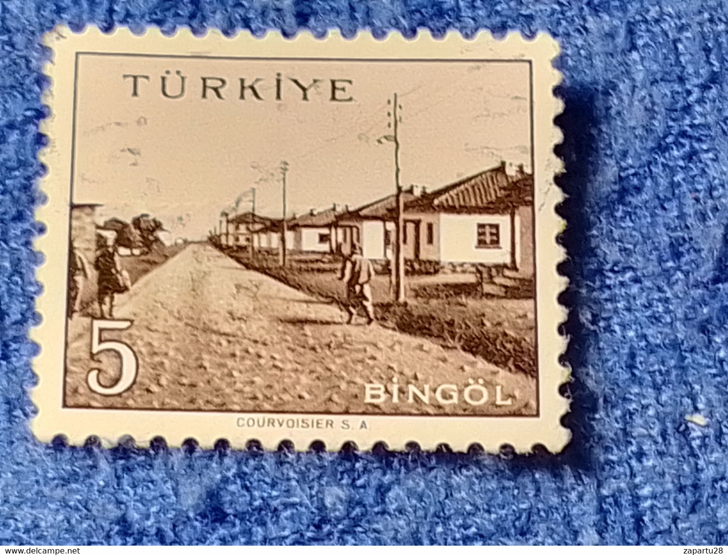 TÜRKİYE- 1960-70-    5K.    MEMLEKET    SERİSİ  ŞEHİRLER  DAMGALI - 1934-39 Sandjak Alexandrette & Hatay