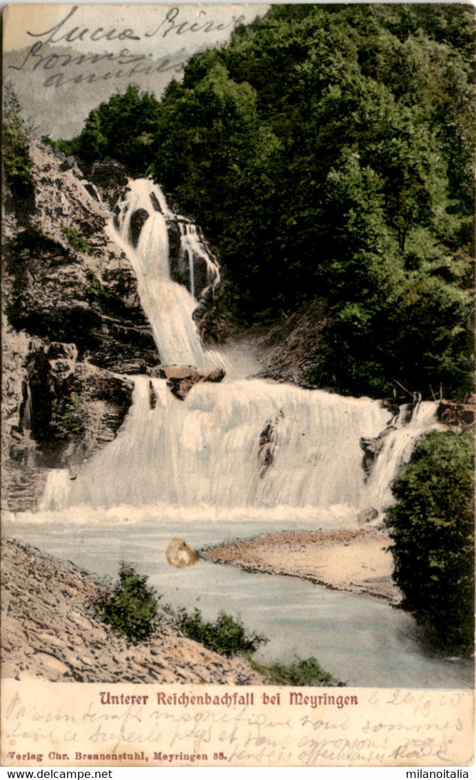 Unterer Reichenbachfall Bei Meyringen * 26. 9. 1910 - Reichenbach Im Kandertal