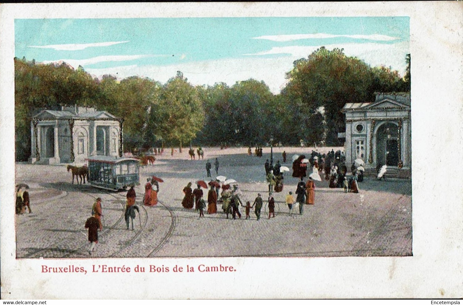 CPA Carte Postale Bruxelles Entrée Du Bois De La Cambre Début 1900  VM62101 - Forêts, Parcs, Jardins