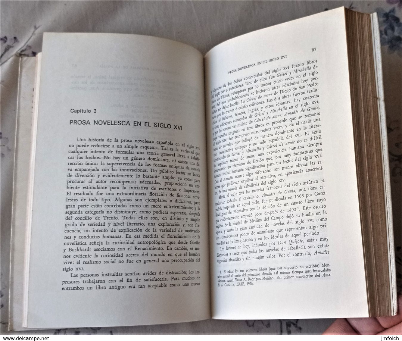 HISTORIA DE LA LITERATURA ESPAÑOLA. SIGLO DE ORO: PROSA Y POESIA. DE R.O.JONES - Sonstige & Ohne Zuordnung