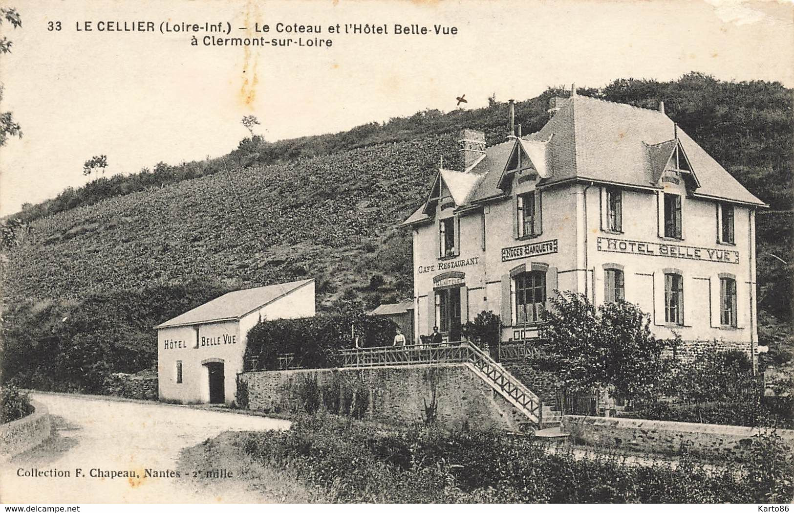 Le Cellier * Le Coteau Et L'hôtel Belle Vue à Clermont Sur Loire - Le Cellier