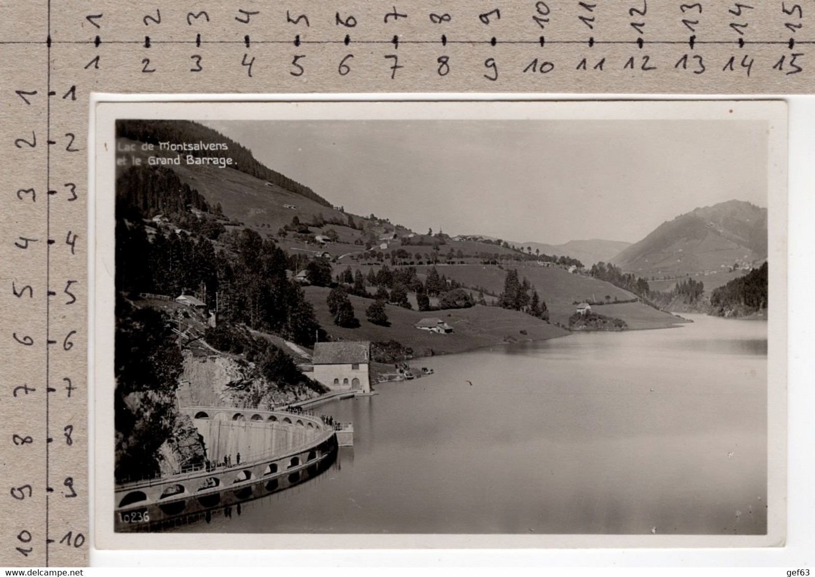 Lac De Montsalvens Et Le Grand Barrage - Châtel-sur-Montsalvens