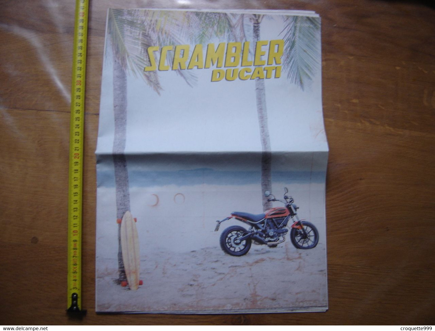 Brochure Catalogue Publicite Prospekt MOTO DUCATI Scrambler - Motos