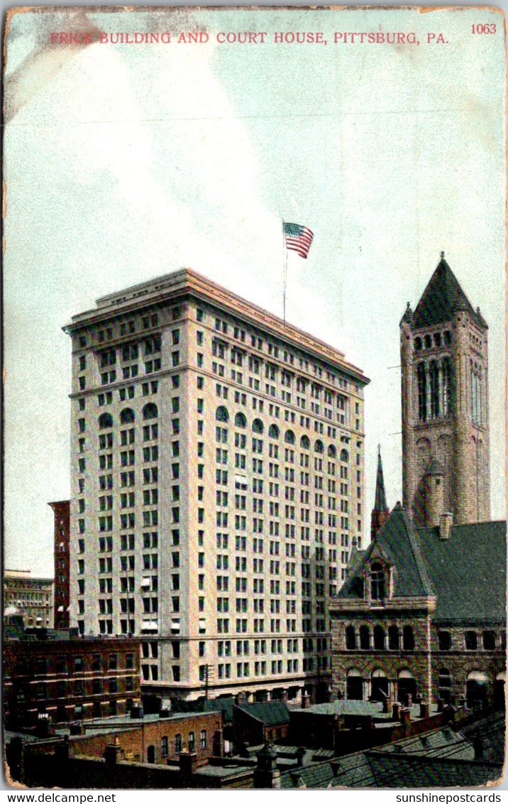 Pennsylvania Pittsburgh Frick Building And Court House 1908 - Pittsburgh
